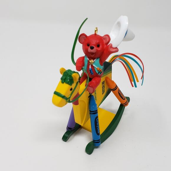 1997 Hallmark Bright Rocking Colors Crayola Crayon #9 Keepsake Holiday Ornament - Picture 3 of 8